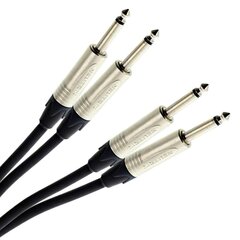 Инструментальный кабельный штекер PLUCABBJMMJMM3M00ELI 3м цена и информация | Кабели и провода | hansapost.ee