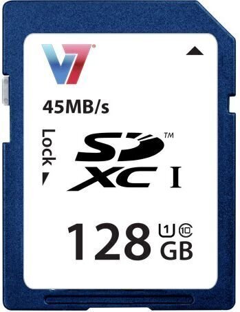 V7 SDXC 128GB цена и информация | Fotoaparaatide mälukaardid | hansapost.ee
