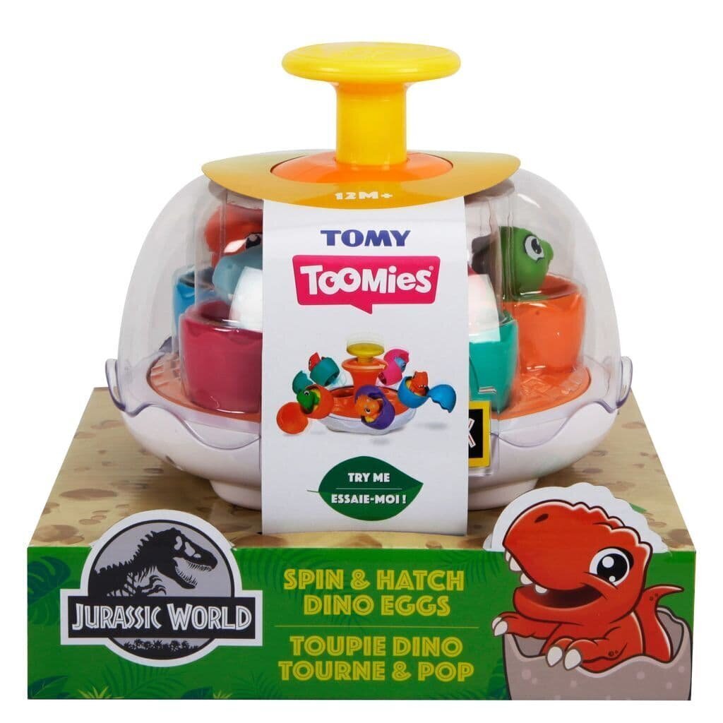 Mäng TOMY Spin & Hatch Dino Eggs, E73252 цена и информация | Beebide mänguasjad | hansapost.ee