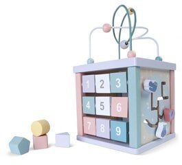Деревянный образовательный куб Ecotoys цена и информация | Eco Toys Товары для детей и младенцев | hansapost.ee