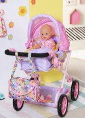 Коляска «Baby Born Pink Loll» с сумкой для аксессуаров kaina ir informacija | Игрушки для девочек | hansapost.ee