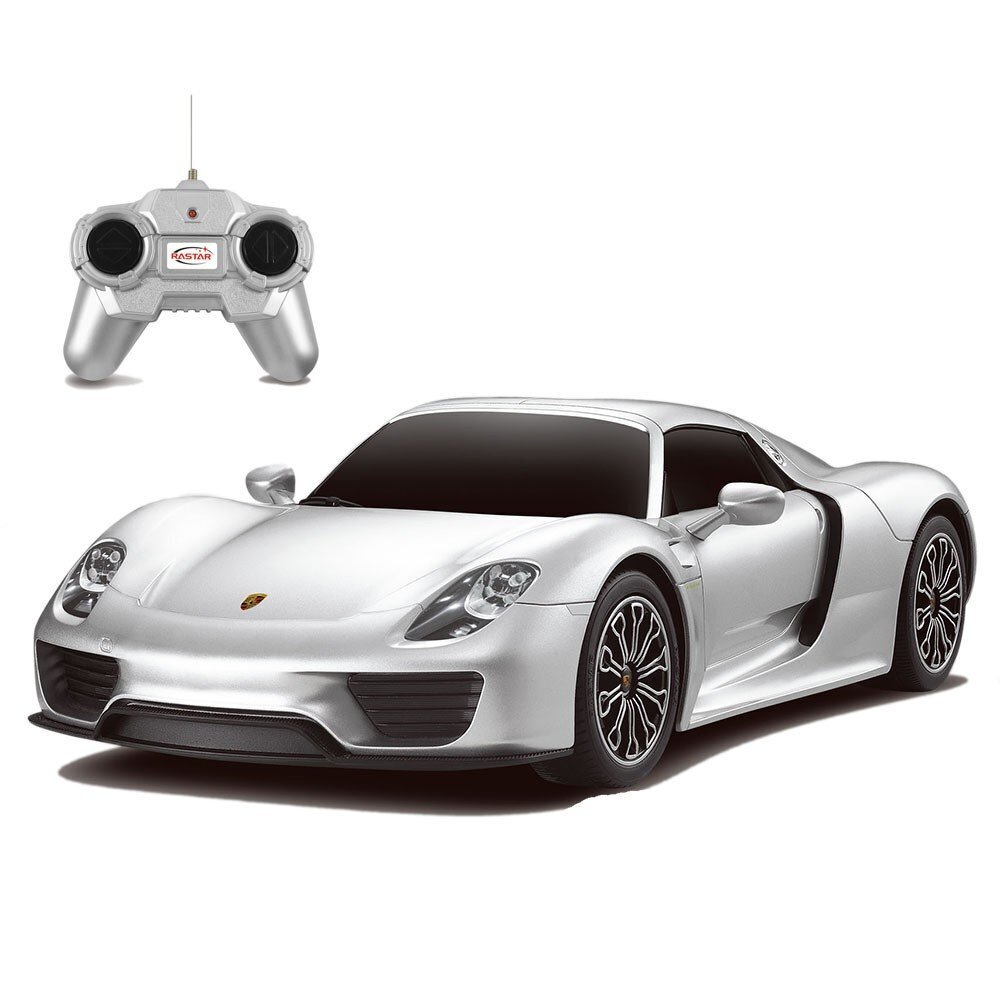 RASTAR auto 1:24 R/C Porsche 918 Spyder asst, 71400 цена и информация | Mänguasjad poistele | hansapost.ee
