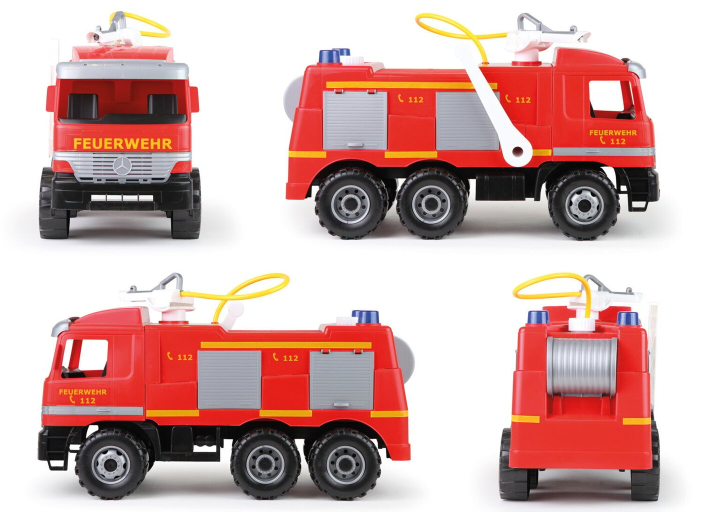 Mänguauto - tuletõrjeauto Mercedes LENA Giga Trucks, 64 cm, 3+ цена и информация | Mänguasjad poistele | hansapost.ee