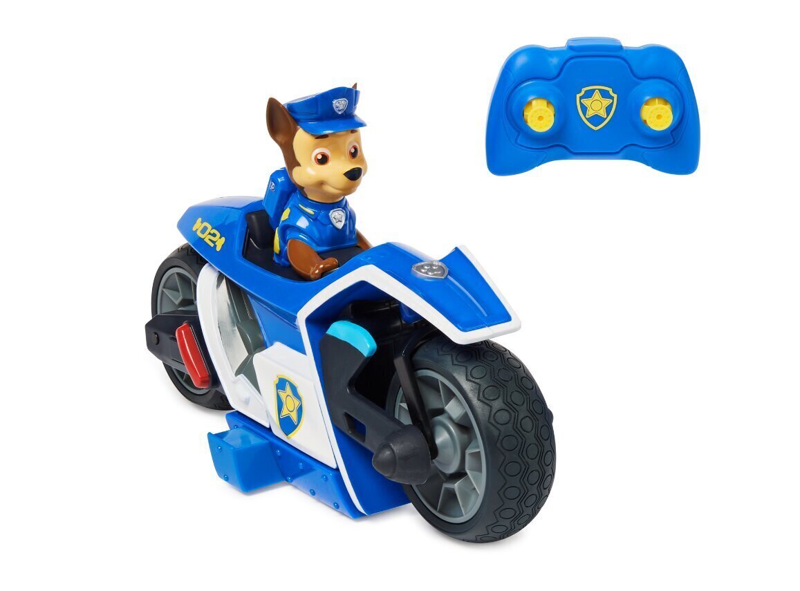 Raadio teel juhitav mootorratas Käpapatrull (Paw Patrol) Chase, 6061806 hind ja info | Mänguasjad poistele | hansapost.ee