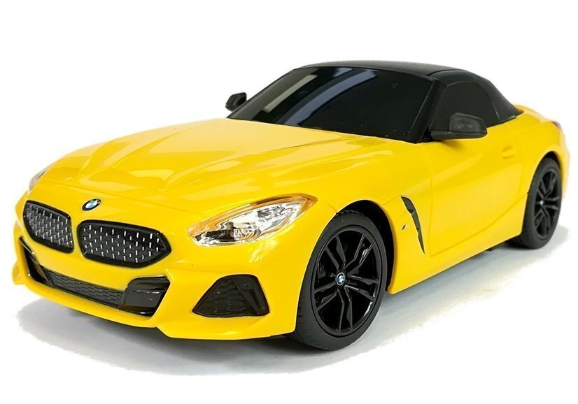 Puldiga juhitav auto BMW Z4 Roadster, kollane hind ja info | Mänguasjad poistele | hansapost.ee