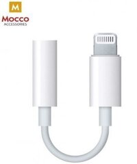 Mocco MMX62ZM/A (A1749) 3.5 mm на Lightning Аудио Адаптер для Apple iPhone 7 / 8 / 7 Plus / 8 Plus / X / XS / XR / XS MAX / Белый (Аналог) цена и информация | Адаптеры и USB-hub | hansapost.ee