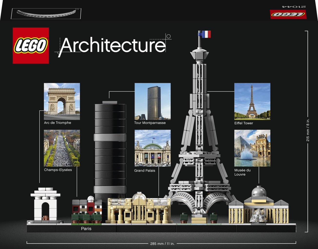 21044 LEGO® Architecture Paris hind ja info | Klotsid ja konstruktorid | hansapost.ee