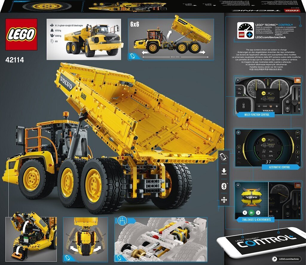 42114 LEGO® Technic 6x6 hingega Volvo kallur hind ja info | Klotsid ja konstruktorid | hansapost.ee