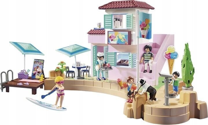 70279 Family Fun PLAYMOBIL® Rannaäärne jäätisepood цена и информация | Klotsid ja konstruktorid | hansapost.ee