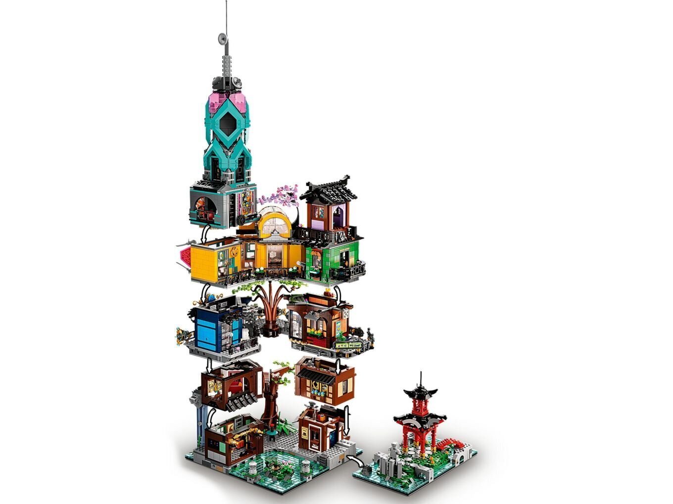 71741 LEGO® NINJAGO Linnaaed цена и информация | Klotsid ja konstruktorid | hansapost.ee
