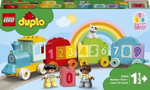 10954 LEGO® DUPLO numbrirong – õppige loendama kaina ir informacija | Klotsid ja konstruktorid | hansapost.ee