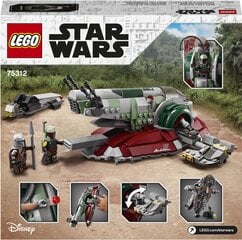 75312 LEGO® Star Wars Boba Fett kosmoselaev hind ja info | Klotsid ja konstruktorid | hansapost.ee