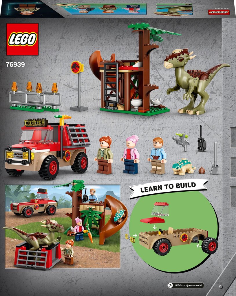 76939 LEGO® Jurassic World Dinozauro stygimoloch põgeneda цена и информация | Klotsid ja konstruktorid | hansapost.ee