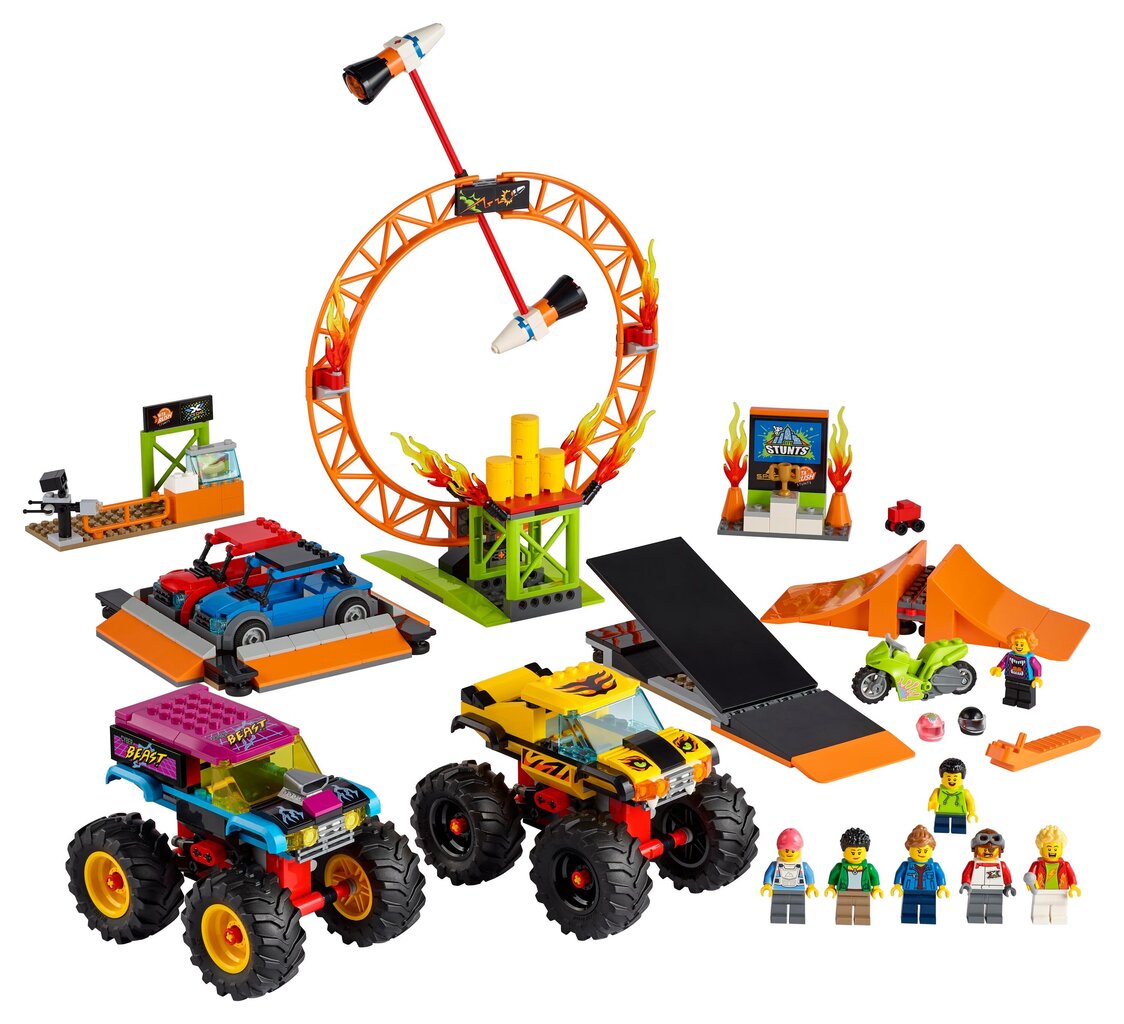 60295 LEGO® City Trikietenduste areen hind ja info | Klotsid ja konstruktorid | hansapost.ee