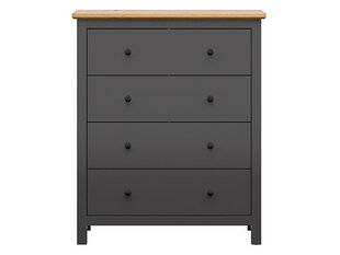 Kummut BRW Hesen 4S, hall/pruun price and information | Chests of drawers | hansapost.ee