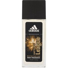Spreideodorant Adidas Victory League meestele 75 ml цена и информация | Парфюмированная косметика для мужчин | hansapost.ee