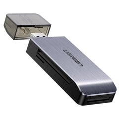 Кардридер SD Ugreen USB 3.0 SD / micro, серый (50541) цена и информация | Адаптеры и USB-hub | hansapost.ee