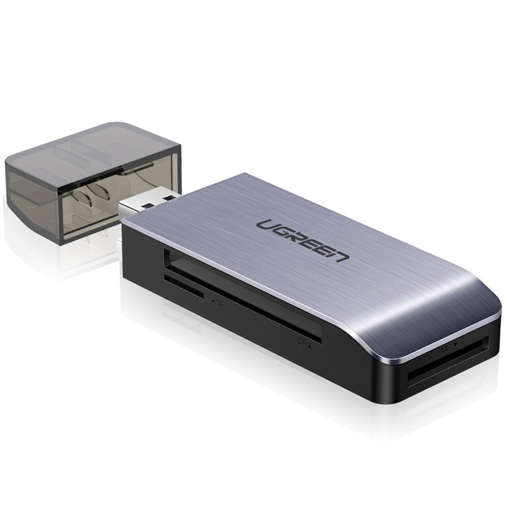 SD kaardi lugeja Ugreen USB 3.0 SD / micro, hall (50541) цена и информация | USB adapterid ja jagajad | hansapost.ee