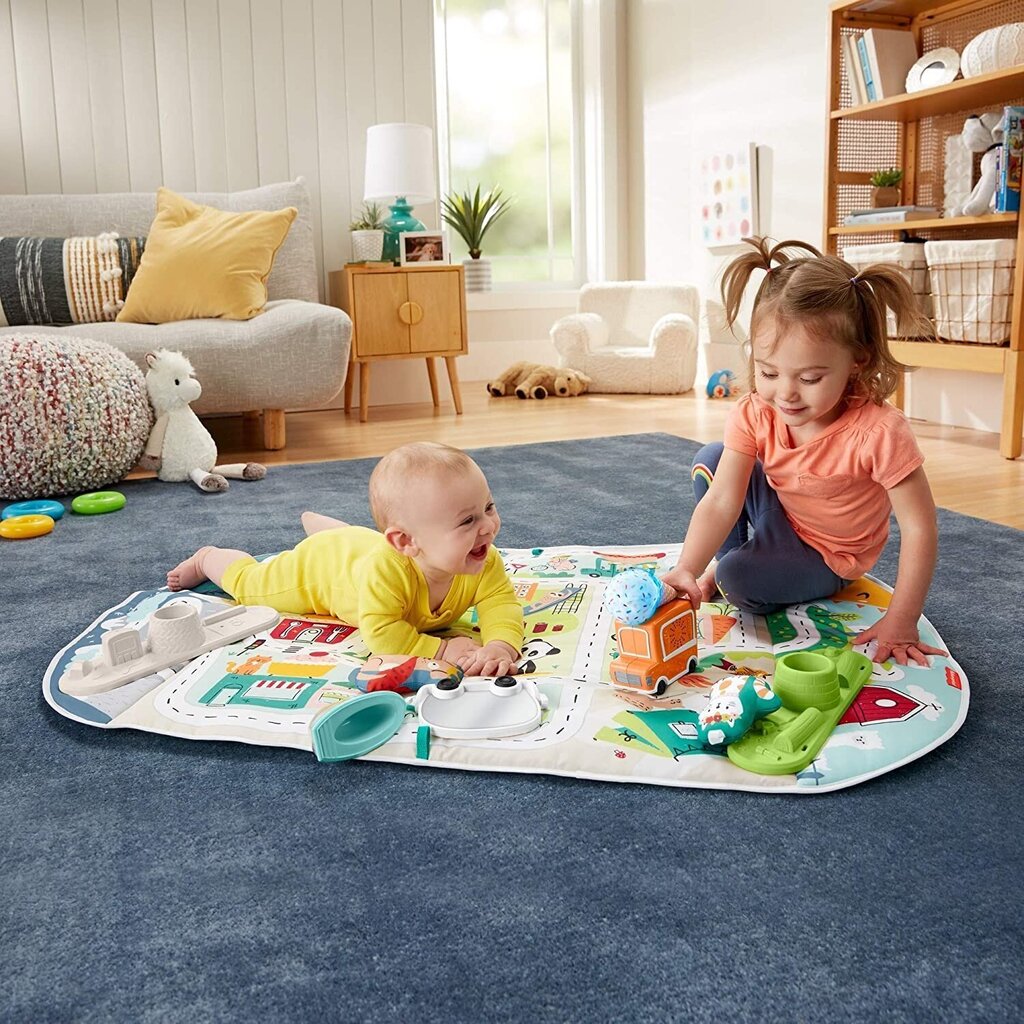 Tegelusmatt Fisher-Price Joyful Journeys Jumbo, FP-GYM05 hind ja info | Arendavad tegelusmatid | hansapost.ee