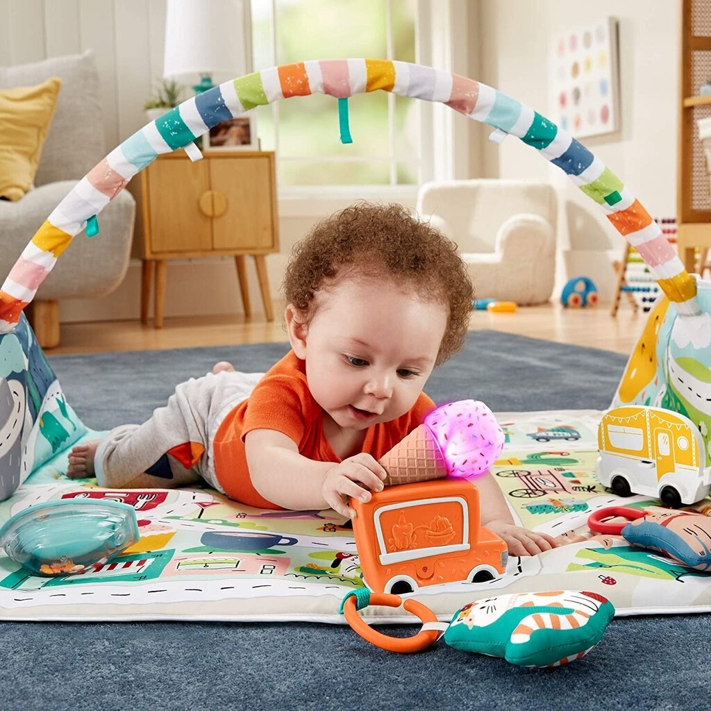 Tegelusmatt Fisher-Price Joyful Journeys Jumbo, FP-GYM05 цена и информация | Arendavad tegelusmatid | hansapost.ee