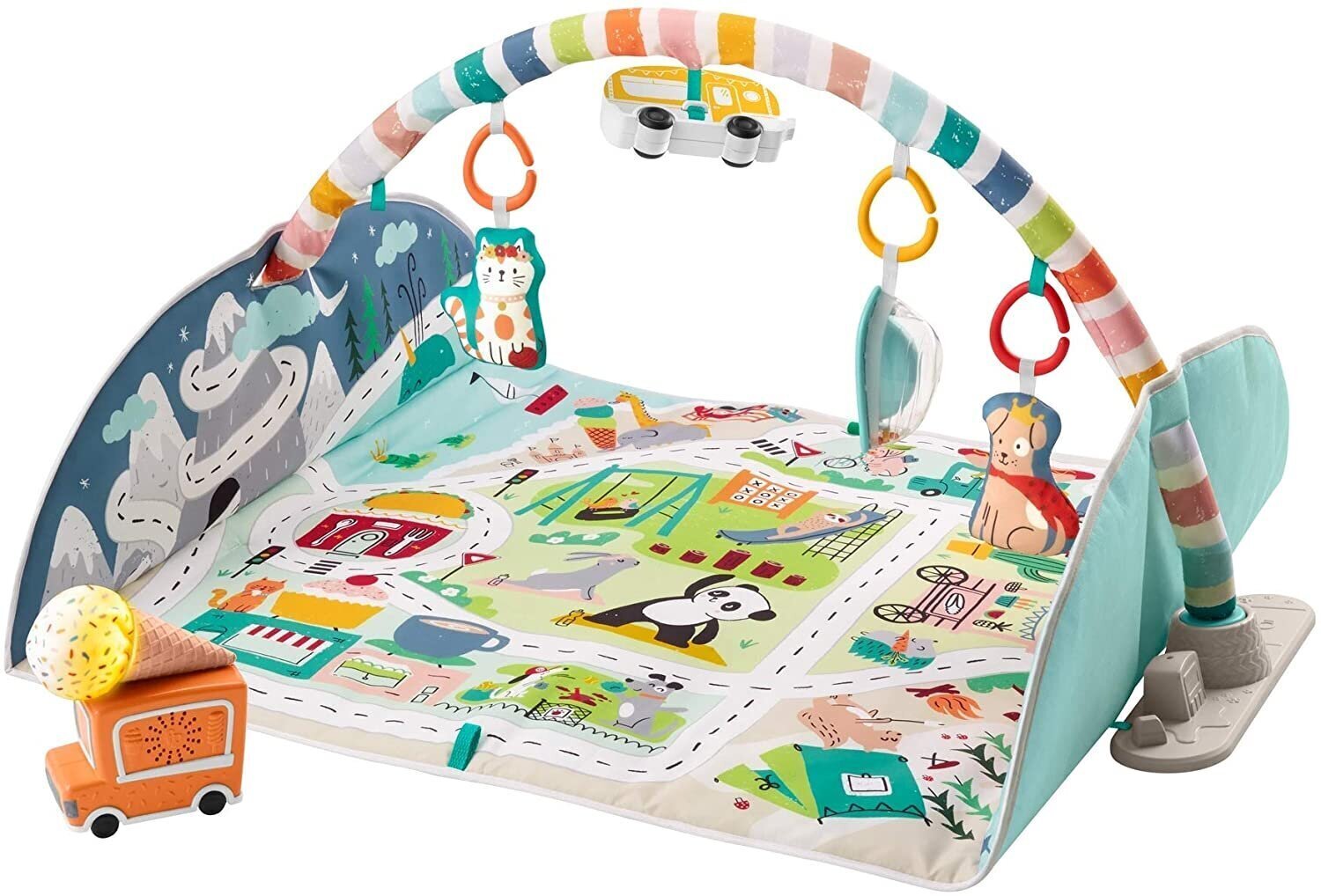 Tegelusmatt Fisher-Price Joyful Journeys Jumbo, FP-GYM05 цена и информация | Arendavad tegelusmatid | hansapost.ee