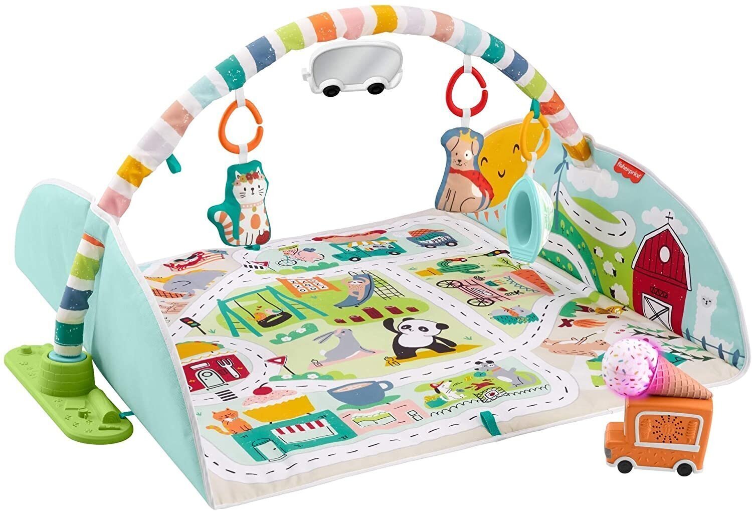 Tegelusmatt Fisher-Price Joyful Journeys Jumbo, FP-GYM05 цена и информация | Arendavad tegelusmatid | hansapost.ee