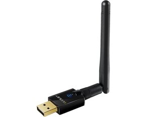 EDUP EP - AC1607 Dual Band 600 Mbps USB WiFi Adapter 2.4GHz / 5.8GHz / 802.11AC / Välise antenniga - must price and information | USB adapterid ja jagajad | hansapost.ee