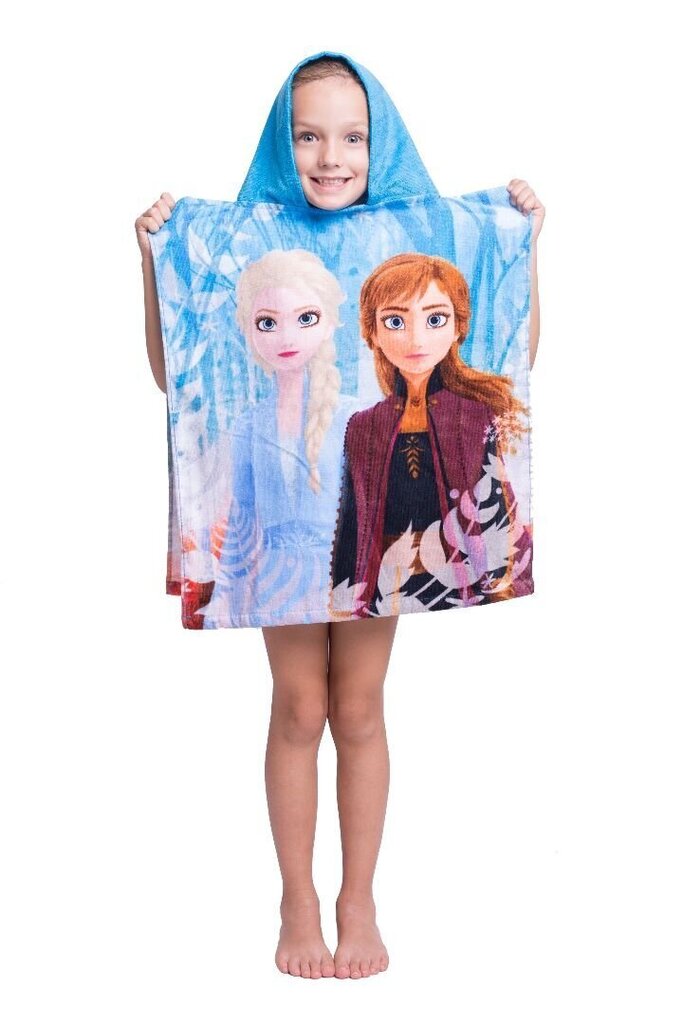 Kapuutsiga rätik Frozen II 50 x 115 cm hind ja info | Rätikud ja saunalinad | hansapost.ee