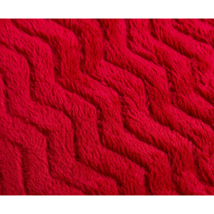 Gözze fliis-pleed Memphis Stola, punane, 100 x 150 cm цена и информация | Pleedid, voodikatted ja päevatekid | hansapost.ee