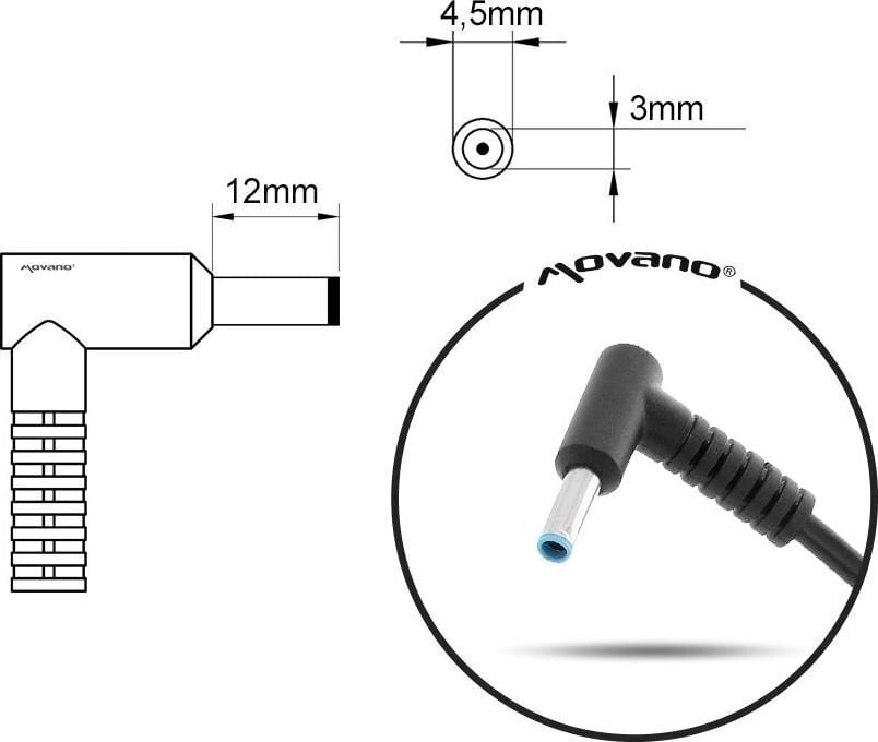 Mitsu 19.5V, 3.33A, 65W hind ja info | Sülearvuti laadijad | hansapost.ee