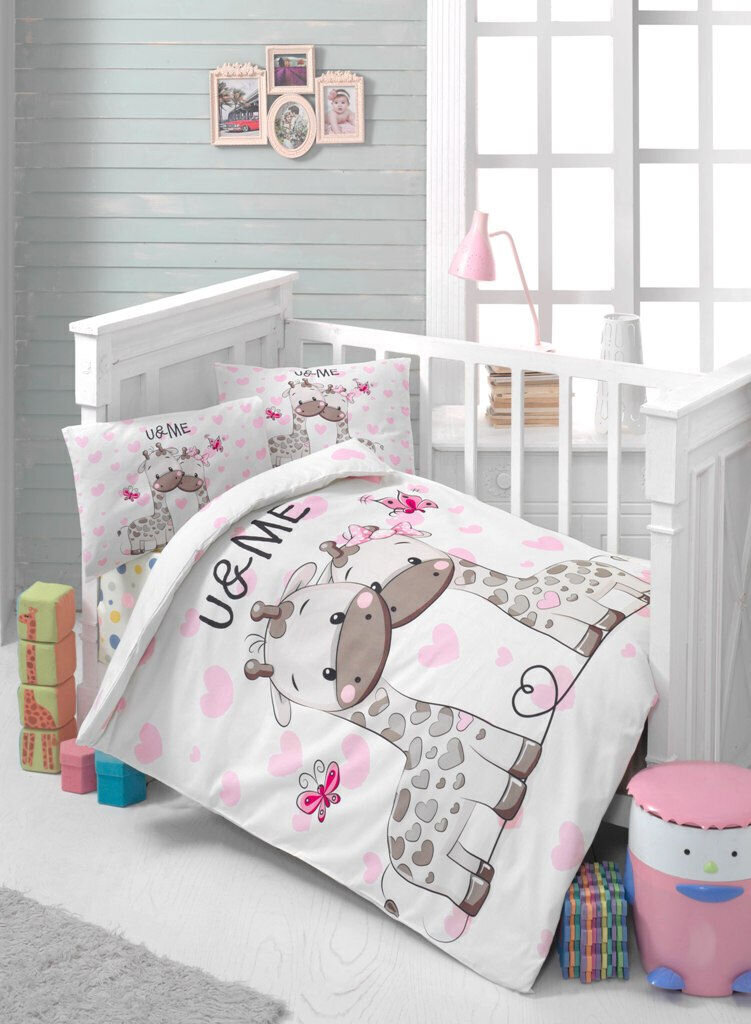 Laste voodipesukomplekt Kaelkirjak, 100x150 cm, 4-osaline hind ja info | Laste voodipesu | hansapost.ee