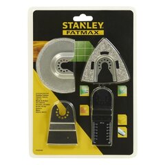 Multifunktsionaalne tööriistakomplekt Stanley, 4 tk цена и информация | Ручной инструмент, 18 В 125 мм бесщеточная угловая шлифовальная машина для Makita Cordless, замена литий-ионного аккумулятора | hansapost.ee