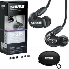 Shure SE215-K-EFS Black hind ja info | Kõrvaklapid | hansapost.ee