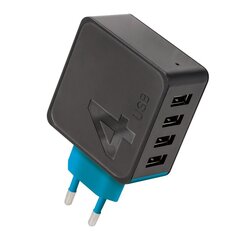 Сетевая зарядка Forever TC-04 с 4 USB разъемами (4.8A) цена и информация | Зарядные устройства для телефонов | hansapost.ee