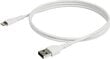 STARTECH 1m USB to Lightning Cable white hind ja info | Mobiiltelefonide kaablid | hansapost.ee