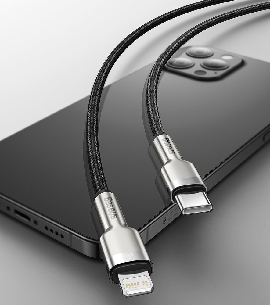 Baseus USB Typ C - Lightning, 2 m цена и информация | Mobiiltelefonide kaablid | hansapost.ee
