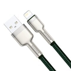 Кабель Baseus Cafule Series USB для IP 2.4A 1m, зеленый цена и информация | Кабели для телефонов | hansapost.ee