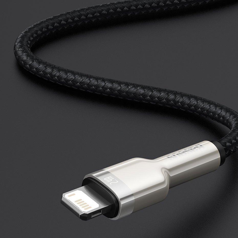 Kaabel Baseus Cafule Series USB Į Lightning 2.4A 2m, lilla цена и информация | Mobiiltelefonide kaablid | hansapost.ee