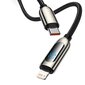 Baseus CATLSK-01, USB Type C/Lightning, 1m hind ja info | Mobiiltelefonide kaablid | hansapost.ee