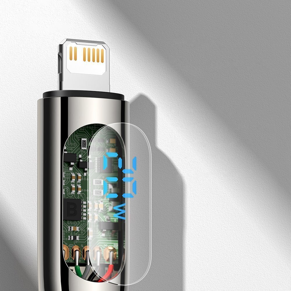 Baseus CATLSK-01, USB Type C/Lightning, 1m цена и информация | Mobiiltelefonide kaablid | hansapost.ee
