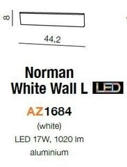 Seinavalgusti Azzardo AZ1684 Norman hind ja info | Seinavalgustid | hansapost.ee