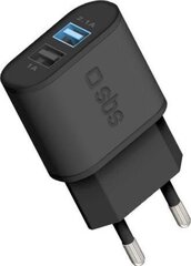 Сетевое зарядное устройство SBS LB13462213 10 W Чёрный цена и информация | Зарядные устройства для телефонов | hansapost.ee