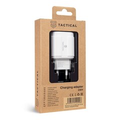 Tactical 13-222 3xUSB-A QC 3.0 3A Travel Charger White цена и информация | Зарядные устройства для телефонов | hansapost.ee