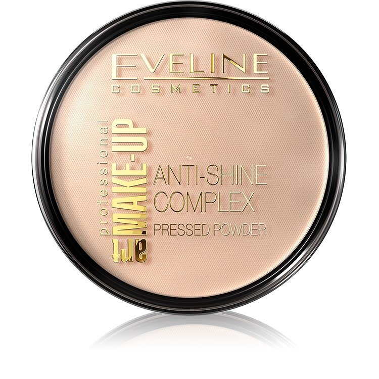 Kompaktpuuder Eveline Art Make-Up Anti-Shine Complex 14 g, 31 Transparent hind ja info | Jumestuskreemid ja puudrid | hansapost.ee