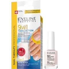 Средство для желтых ногтей Eveline Nail Therapy Total Action 9in1, 12 мл цена и информация | Лаки для ногтей, укрепители для ногтей | hansapost.ee