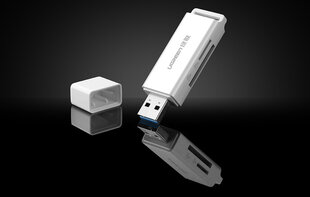 Картридер SD / microSD USB 3.0 UGREEN CM104, черный цена и информация | Адаптеры и USB-hub | hansapost.ee