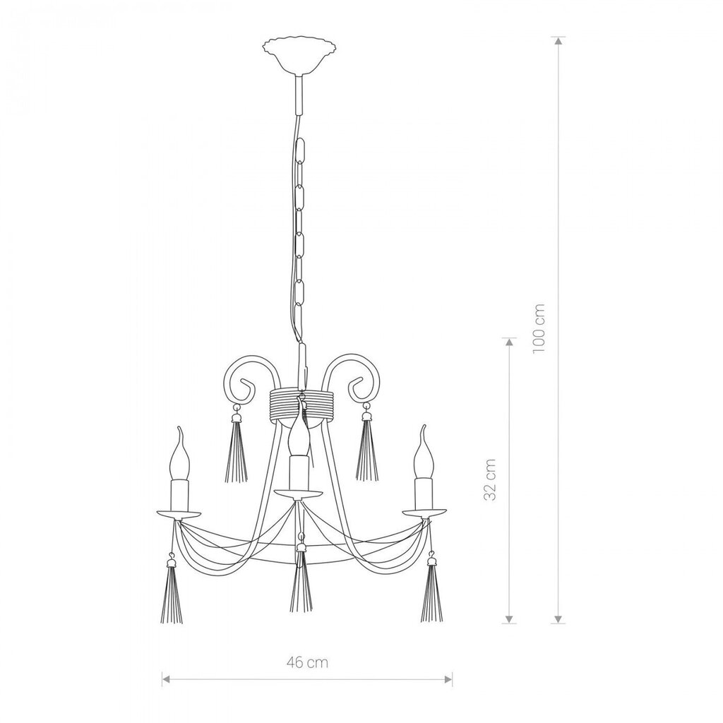 Nowodvorski Lighting rippvalgusti Twist 4983 цена и информация | Rippvalgustid | hansapost.ee