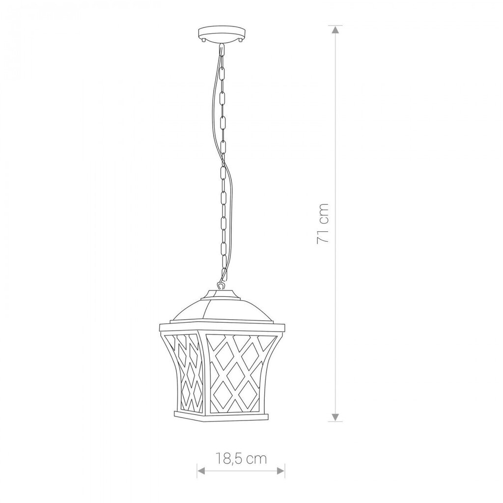 Nowodvorski Lighting rippvalgusti Tay 5293 цена и информация | Rippvalgustid | hansapost.ee