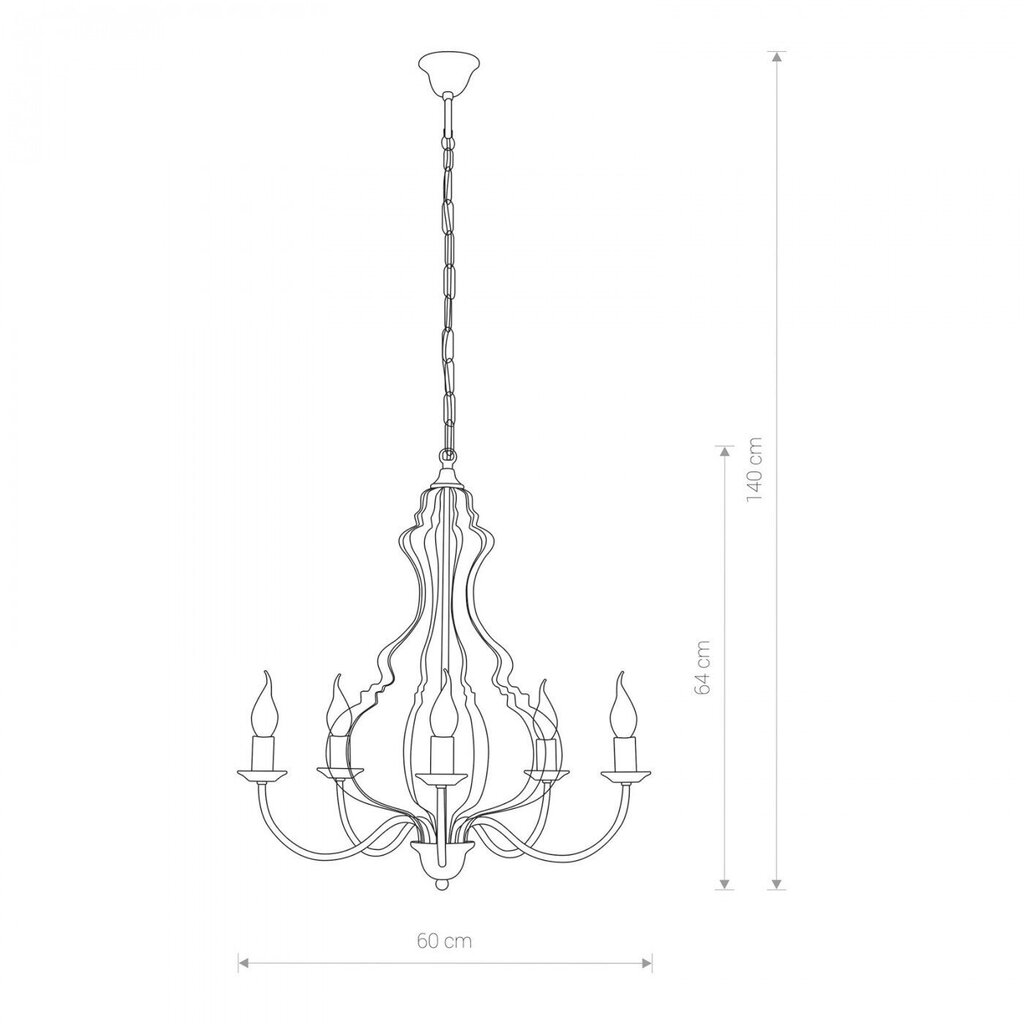 Nowodvorski Lighting rippvalgusti Margaret 6330 hind ja info | Rippvalgustid | hansapost.ee