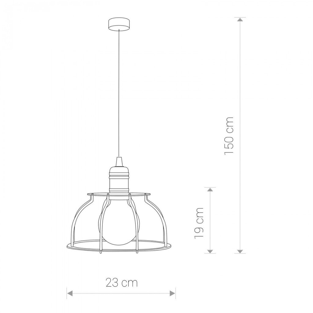 Nowodvorski Lighting rippvalgusti Workshop 6335 цена и информация | Rippvalgustid | hansapost.ee